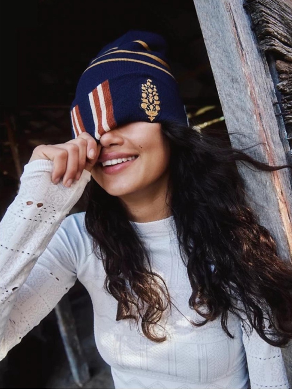 Free people park city prep beanie nwot